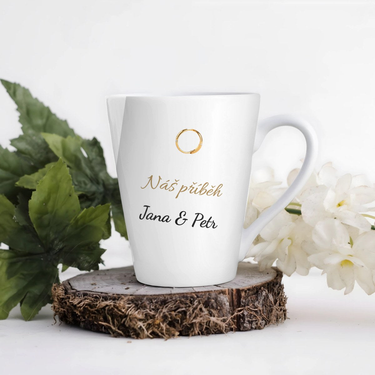 Hrnek Náš příběh - Latte Hrnek (300ml), Bílý