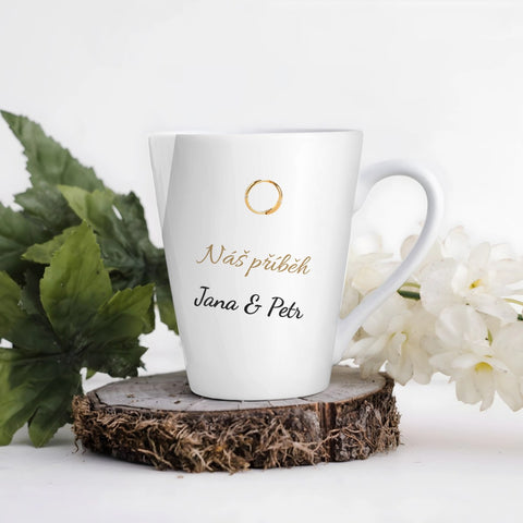 Hrnek Náš příběh - Latte Hrnek (300ml), Bílý